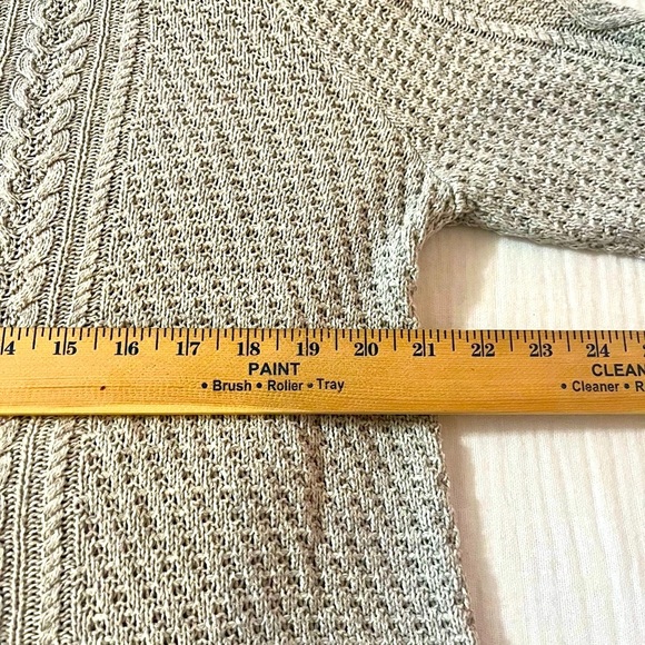 Women’s Lands End Cable Knit Sweater - Picture 5 of 6